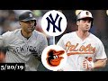 New York Yankees vs Baltimore Orioles - Full Game Highlights | May 20, 2019 | 2019 MLB Season