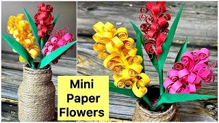 minipaperflowers#origami flowers for kids|paper flowers making|How to make easy paper flowers#flower