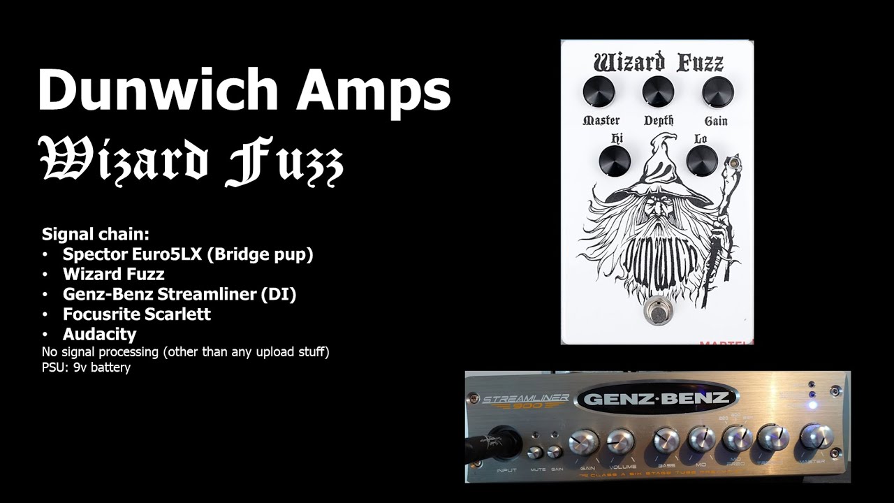 Dunwich Wizard Fuzz - Bass Demo