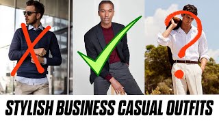 Men's Business Casual Outfits 2024: 3 Business Casual Hacks (Unfair Advantage)