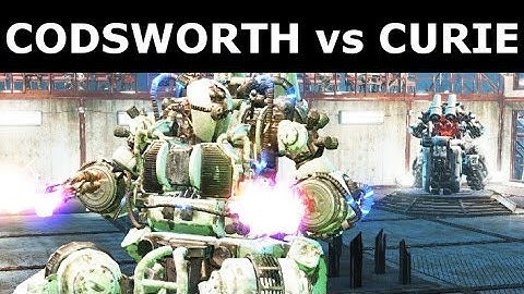 Fallout 4 Wasteland Workshop - Codsworth vs Curie - Maxed Sentry Bots Arena Fight