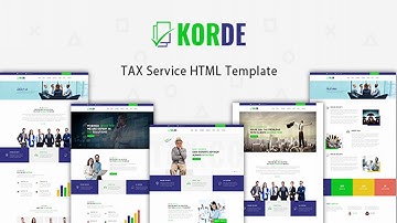 Korde - Finance & Tax Consultancy HTML Template | Themeforest Website Templates and Themes