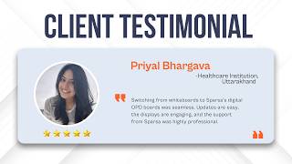 Digital Notice Board for Hospitals | Smart Healthcare Communication | Client Testimonial