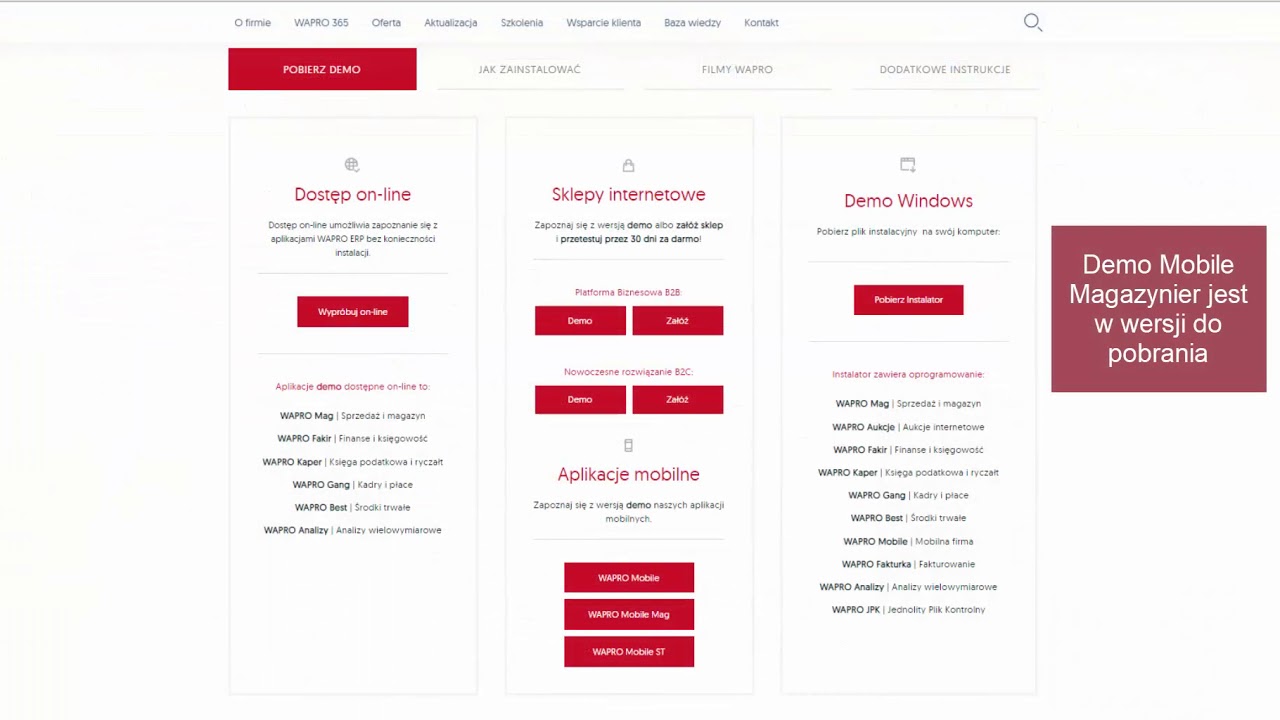 WAPRO Mobile Mag Instalacja Komputer