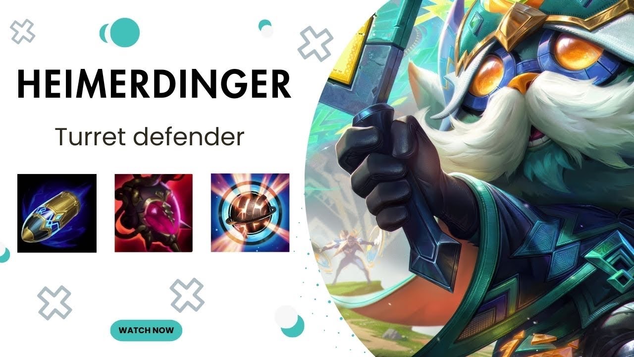 Heimerdinger - Nobody can touch my mid turret (S20 rank gameplay) #wildrift 