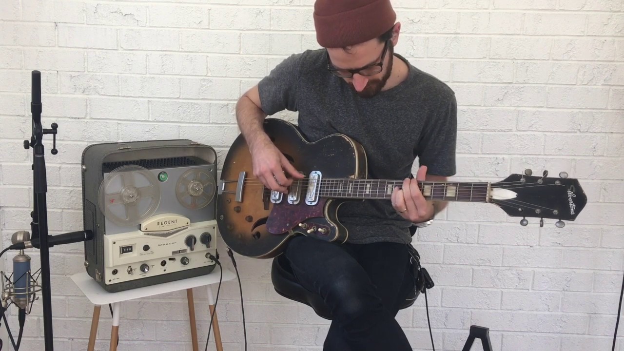 1950s Sivertone 1429 and Reel To Reel Tube Amp Demo