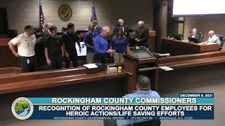 Rockingham County EMS Workers Recognized For Heroic Actions Life Saving Efforts