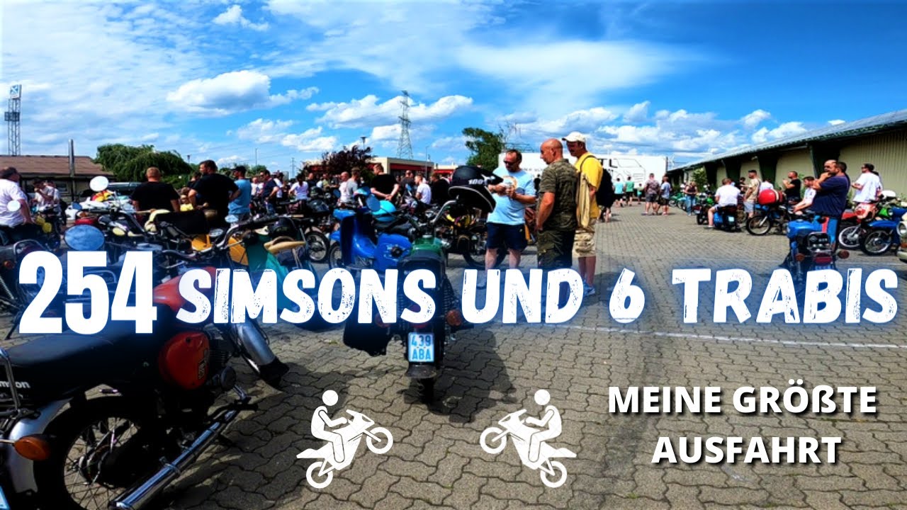 MEINE GRÖßTE SIMSON AUSFAHRT - Einfach KRANK! | GoPro Hero 8 | Motovlog #16