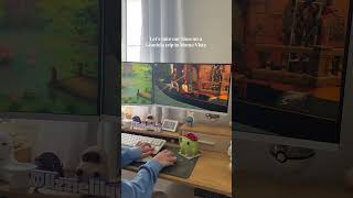 Have you taken your Sims on a gondola trip recently? #sims3 #sims #ts3 #desksetup