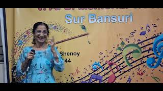 CHALA BHI AA-CHITRA SUREY,KESHAV SHENOY-31-01-2026-YUJ STUDIO, WORLI-SUR BANSURI-: 9819024144