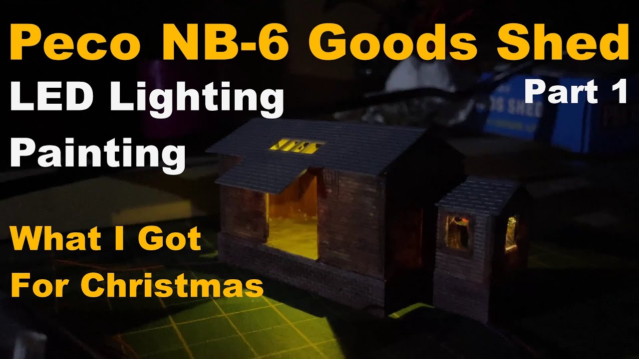 N Gauge Railway - Peco Goods Shed Part 1