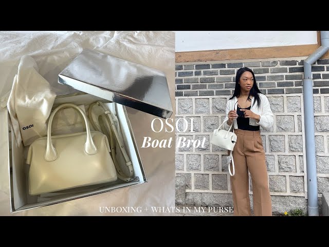 osoi boat brot アヤカ✨ What's In my Purse | Osoi Boat Brot Unboxing + Review 오소이