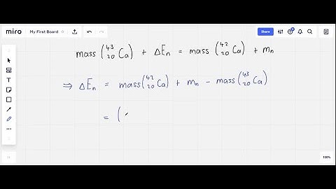 Calculate the minimum energy required to remove a neutron from the 13/20 Ca nucleu…