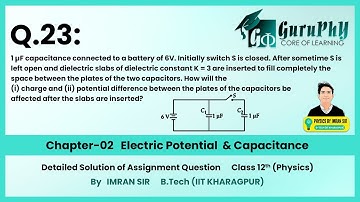 Ch02Q23 (Electric Potential & Capacitance) Assignment Solutions