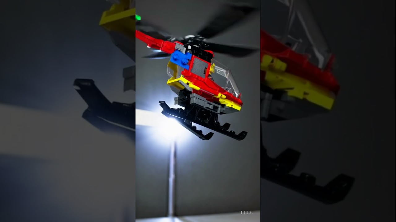 LEGO Helicopter Flying Scene – Epic Build in Action
