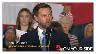 JD Vance calls Harris 'wacky,' 'disloyal' on campaign trail in Nevada