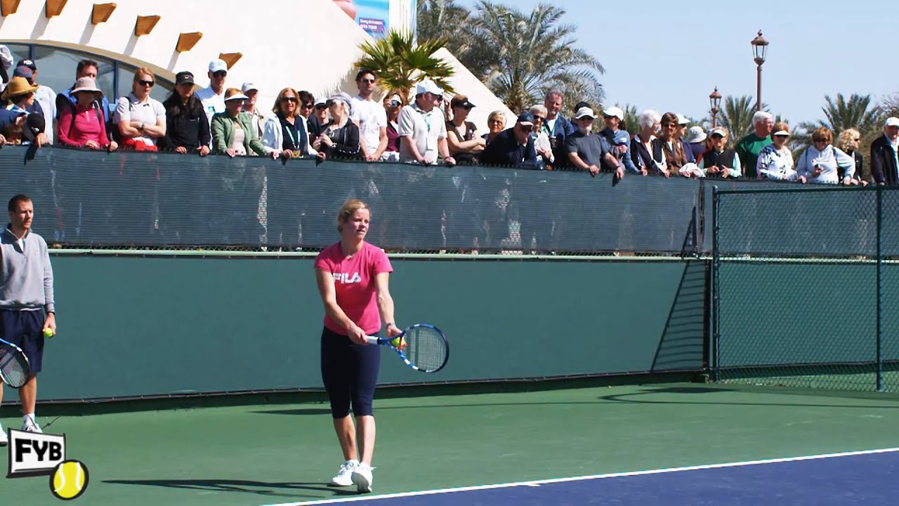 clijsters henin Kim Clijsters hitting serves -- Indian Wells Pt. 17