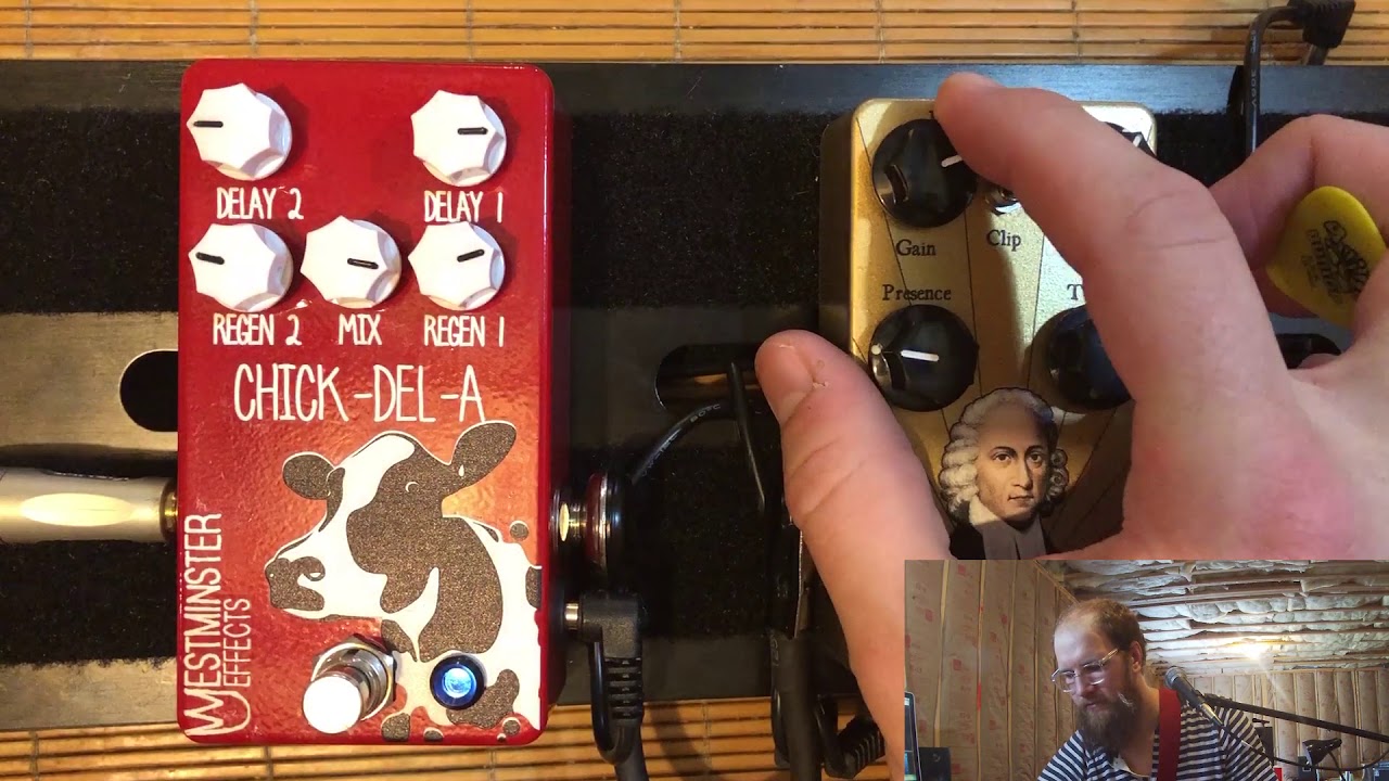 Westminster Effects Chick-Del-A Delay Pedal Demo - The Gear Dad