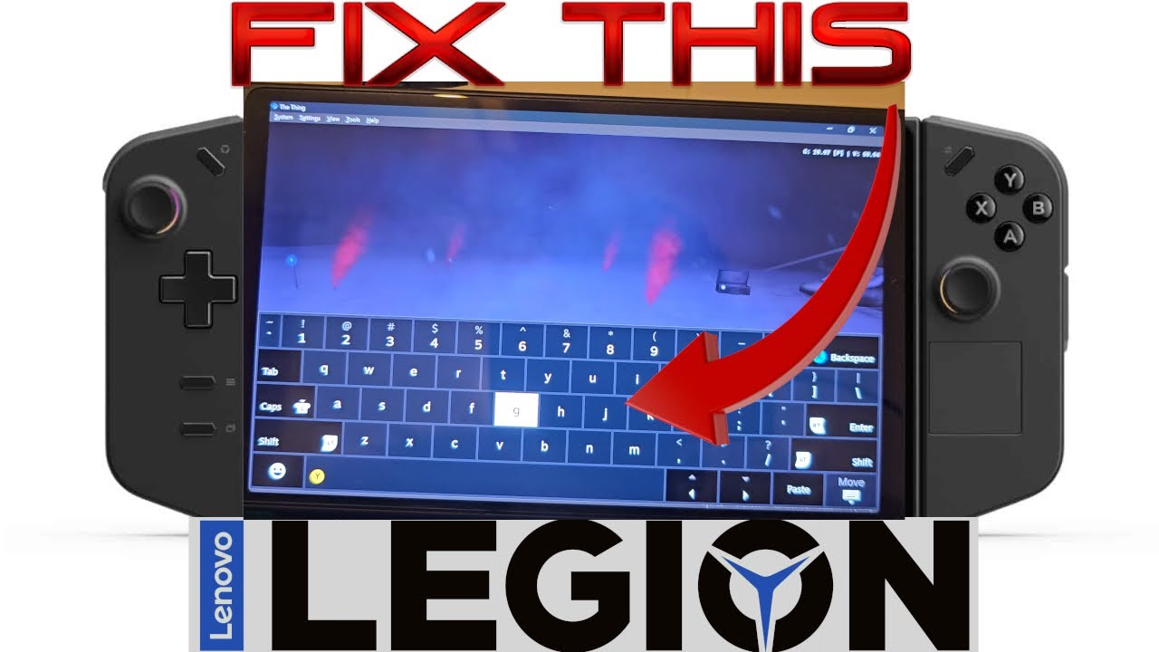 Legion Go Thumb-stick Controller "Keyboard" Input FIX