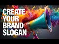 Create An Awesome Slogan In 4 Minutes