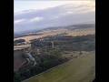 Décollage de l'aéroport d'Édimbourg en Écosse.