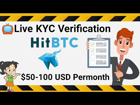 HitBTC Exchange [KYC] Verification Live / Make Money Online / so easy