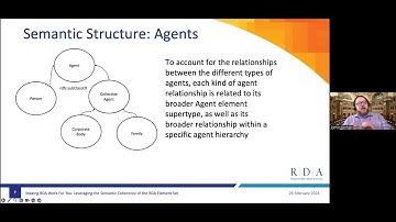 Making RDA Work For You: Leveraging the Semantic Coherency of the RDA Element Set