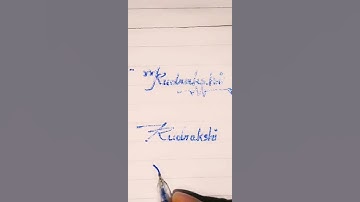 #Rudrakshi name signature and in  beautiful handwriting #RATIshorts