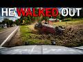 Arkansas State Police Chase Ends in Violent Rollover | Toddler Walks Out Alone!