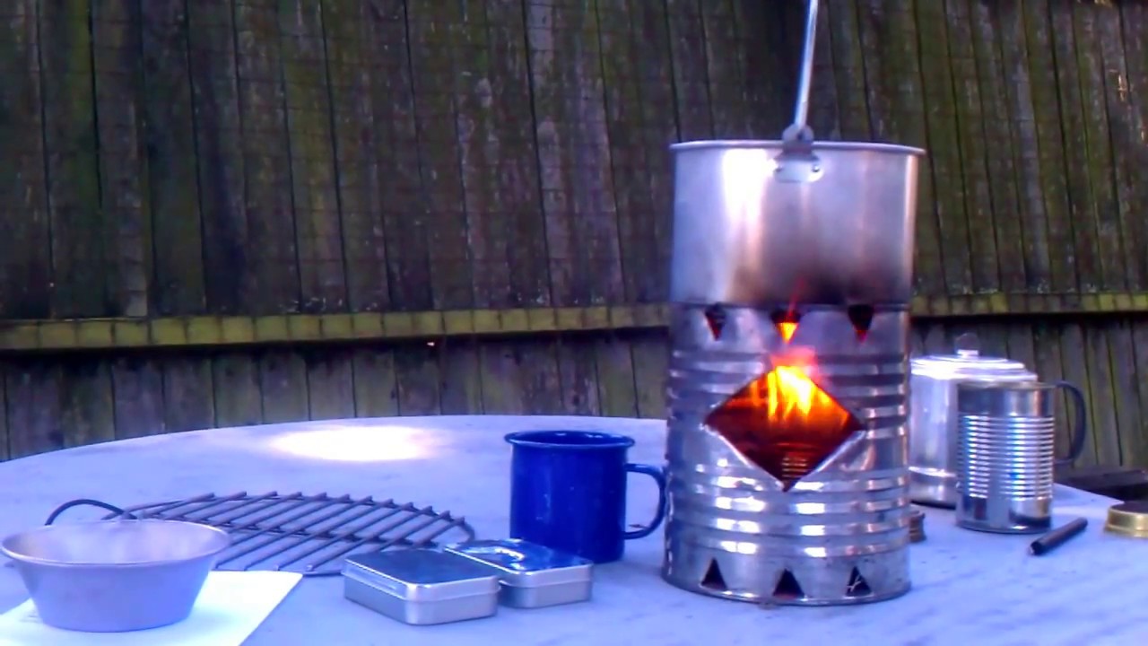 Coffee Can Stove Wood Stove Plans