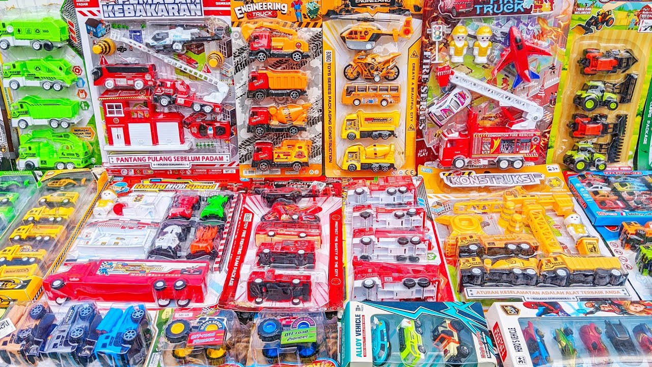 Menemukan Mobil Mobilan Baru, Mobil Balap, Pemamdam, Tractor, Bus Telolet, Truk Sampah, TrukTangki,