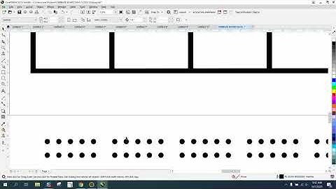 Corel Draw Tips & Tricks Cribbage Board Part 3 HOLES
