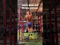 Matt’s Back and Bicep Workout Exercise 1 x 2 sets (10 -12 reps)
