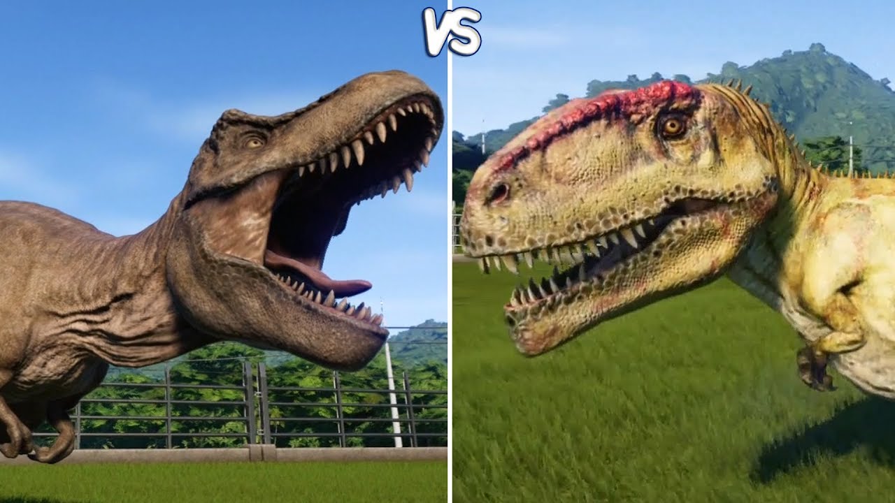 Гигантозавр против. Гиганотозавр. Гиганотозавр Jurassic World. Гиганотозавр против Тираннозавр рекс. Ubufynjpfdh vs Тиранозавр рекс.