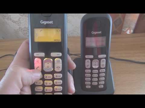 Funktionsprüfung Telefon   Gigaset AS300A, Functional Testing Cordless phone  Gigaset AS300A