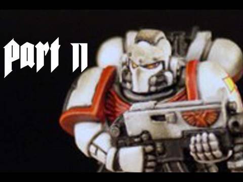 How to paint White Scars Space Marine Part 2 by Lester Bursley