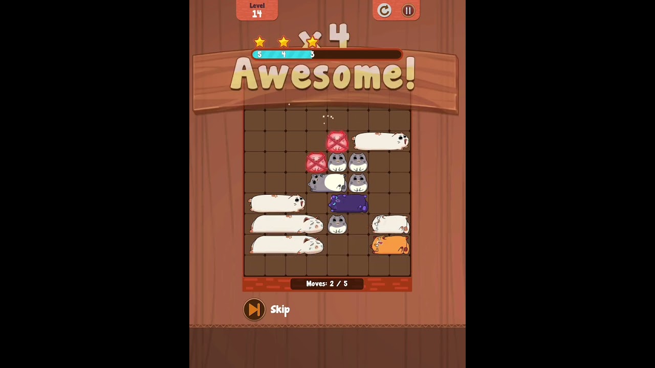 Haru Cats Slide - 3 Stars Challenge - Diamond Box 14 