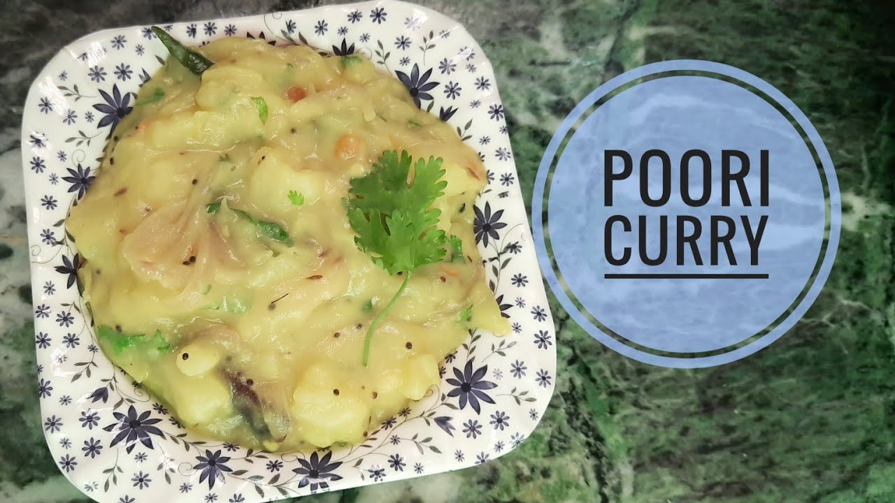 easy and simple hotel style poori curry పూరి కర్రీ || keerthi kitchen and fashion