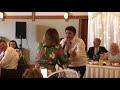 Waiter suddenly falls and as guests run over to help he surprises everyone!