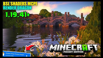 Render dragon Supported Shaders for Minecraft Pocket edition 💙 | 1.19.41+ | Download Now