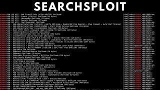 SearchSploit - Searching For Exploits