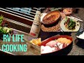 Rv life cooking (tacos, sushi, roasted chicken and more)