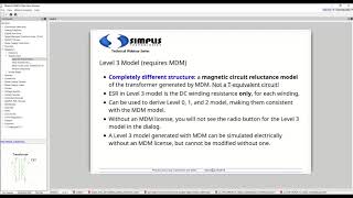 Introduction to the SIMPLIS Magnetics Design Module  Part II Transformers