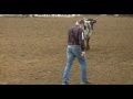 Tyler Waguespack Day 1 at Duvall's Steer Wrestling Jackpot