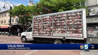 PETA's 'Hell on Wheels' truck comes to Burlington to promote vegan lifestyle
