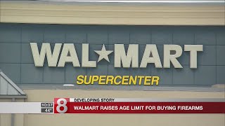Walmart will no longer sell firearms, ammunition to people younger than 21