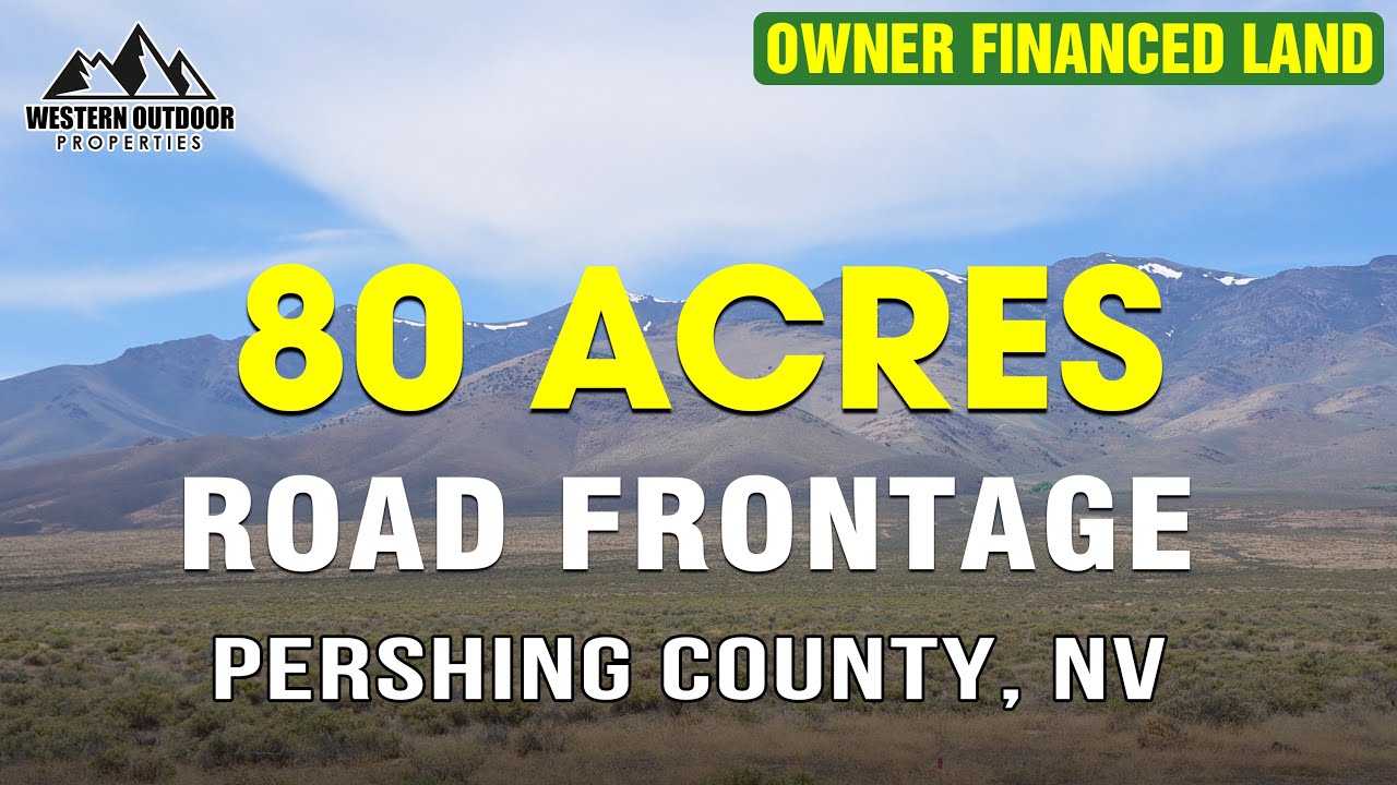 80 Acres Land for Sale in Pershing County, Nevada with Seller Financing- Buena Vista Valley  | 20080