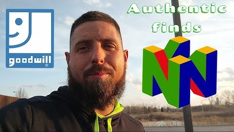 I found N64 games at Goodwill!