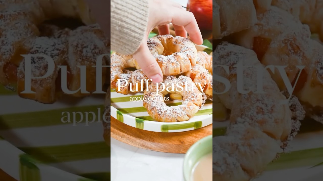 Flaky, golden, and perfectly sweet 🍎✨⁠