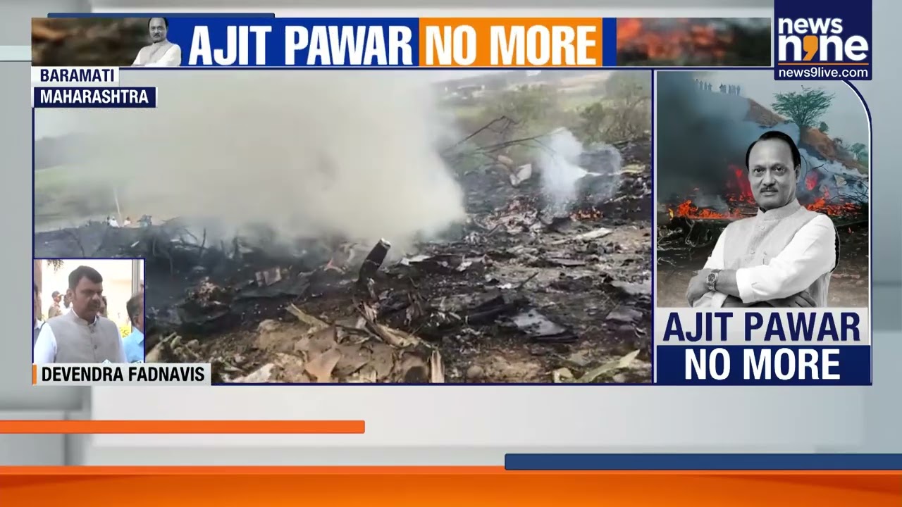Maharashtra Deputy CM Ajit Pawar Killed in Plane Crash; DGCA Probes Tragic Accident
